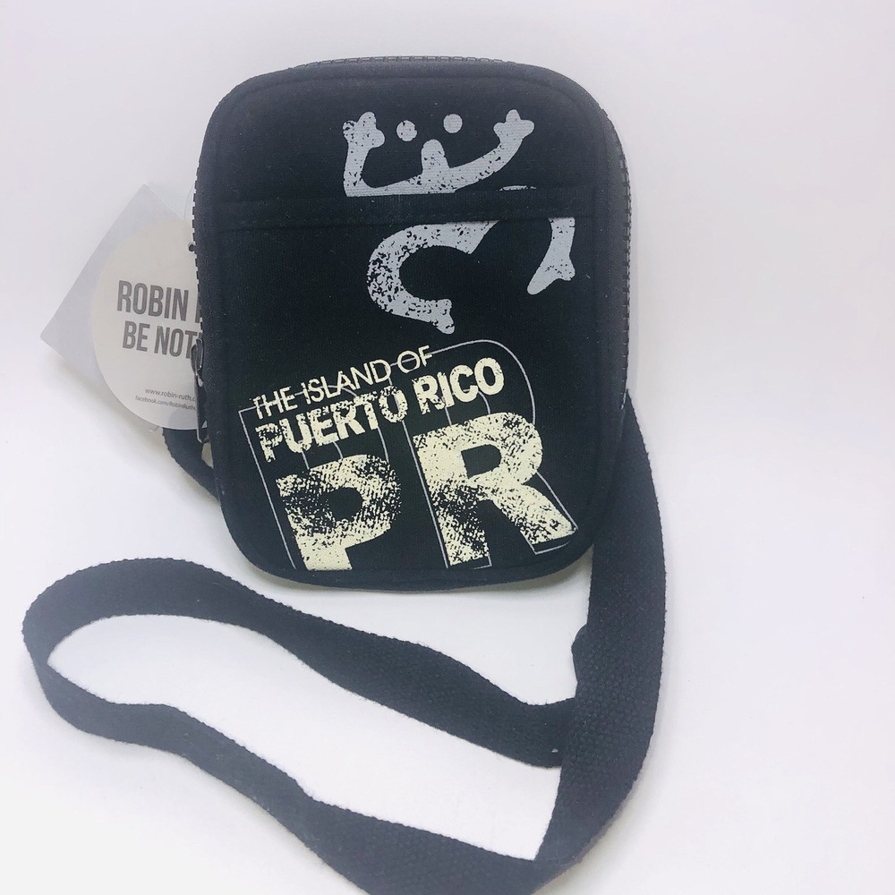 Robin Ruth Puerto Rico Crossbody Bag – Gecko Design BLACK  Travel Purse‎ NEW!!!